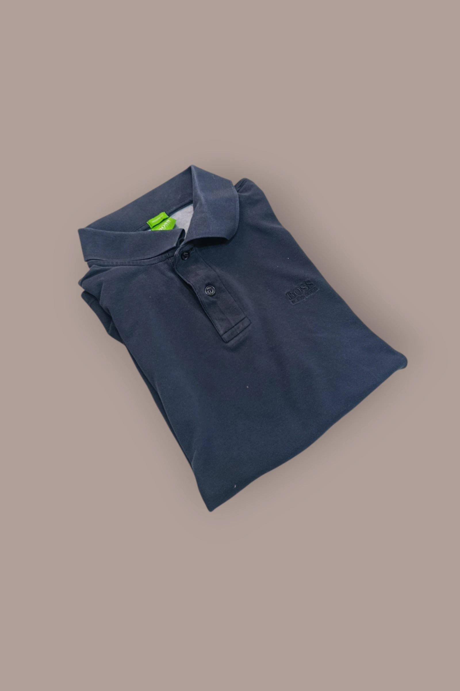 | Polo Hugo Boss Homem | Cor Azul Marinho | Manga Curta | Tamanho G | – photo 2